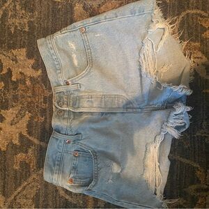 Signature by Levi Strauss Light Blue Jean Shorts